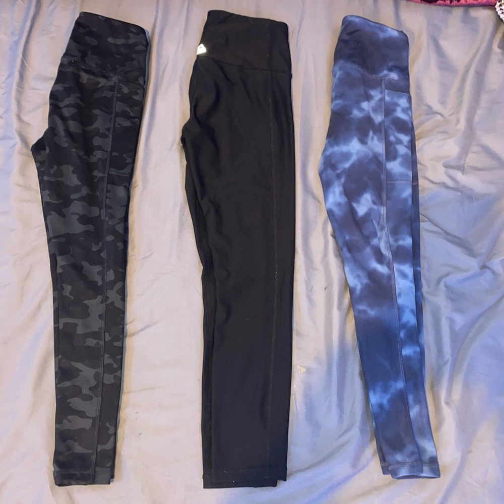 3 Pairs of Leggings Reebok & Danskin
